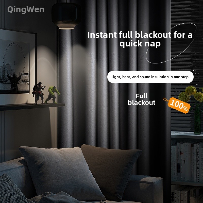 Blackout Curtains - Thickened Full Shade Blackout Curtains Soundproof