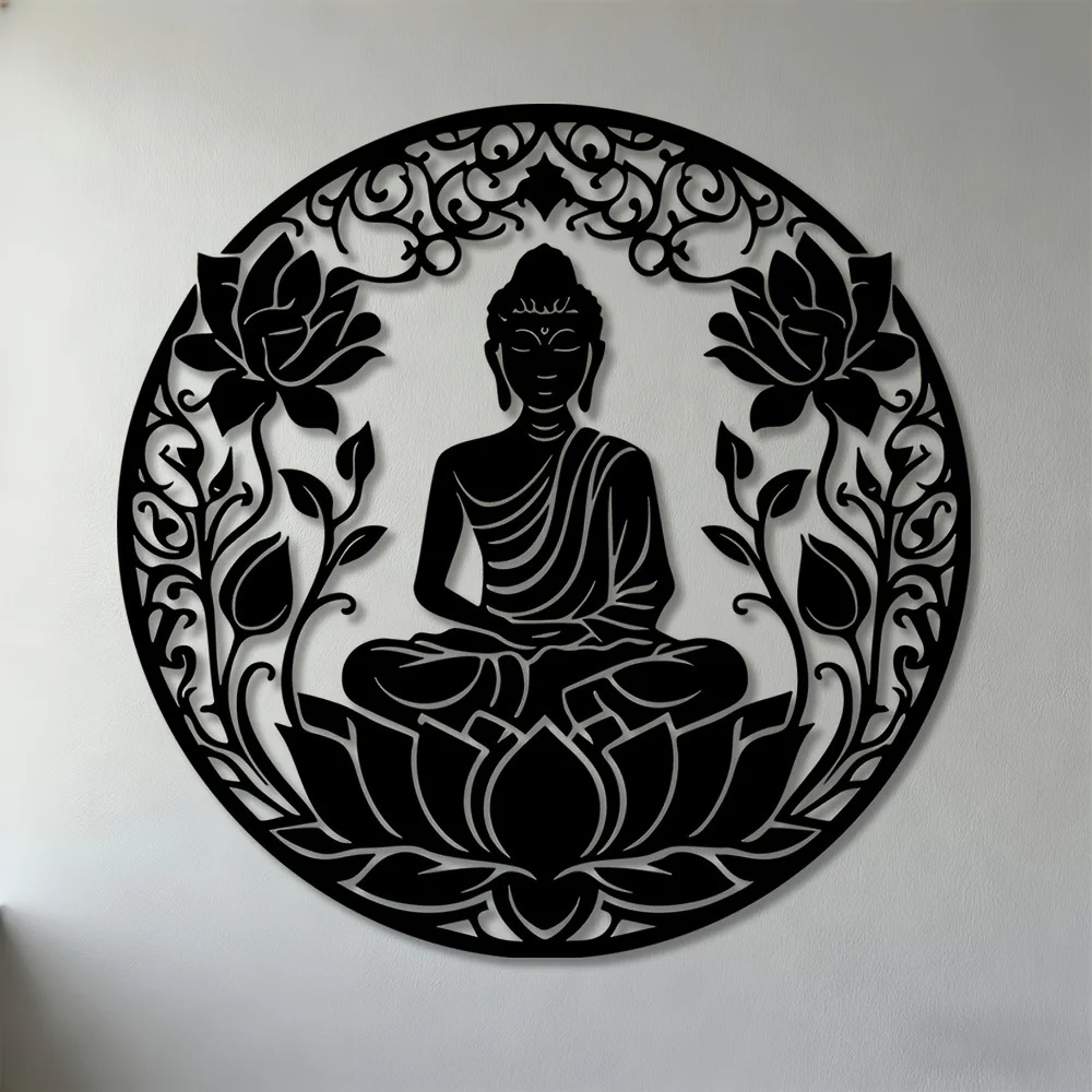Home Decor Brand - Brand 2D Flat Buddha Lotus Mandala