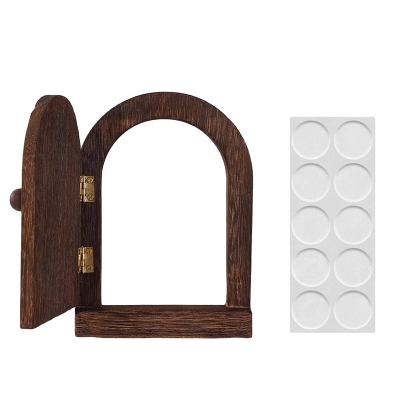 Fairy Lights Bedroom - EYFL-Wooden Door Outlet Cover, Fairy Door