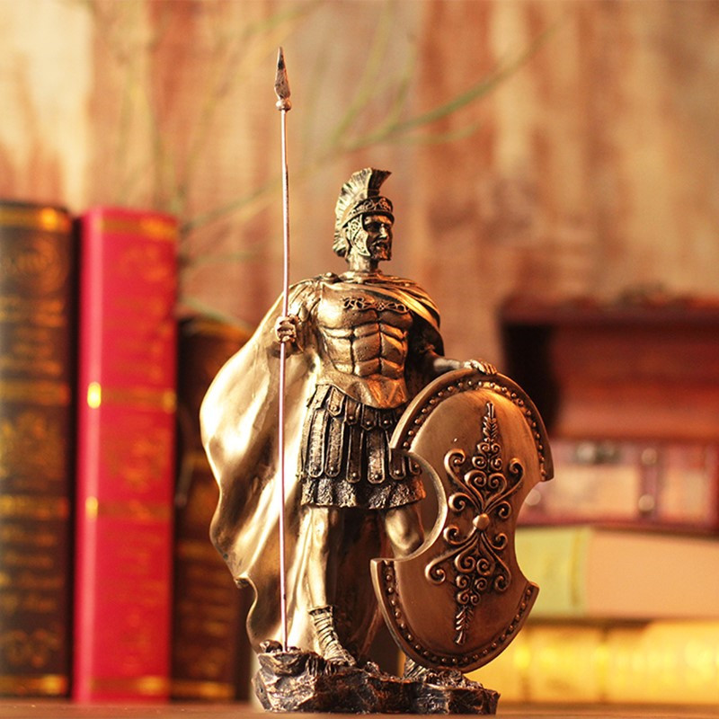 Home Decor Medieval - Medieval Warrior Armor Model Statue Retro