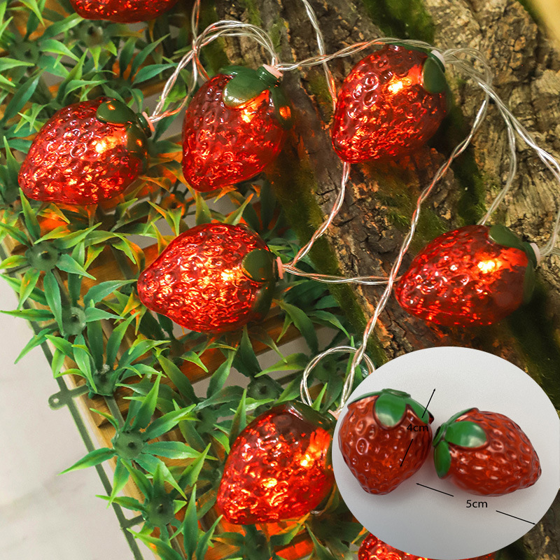 Fairy Lights Bedroom - Fruit Strawberry Theme 1.5m 10LED Fairy