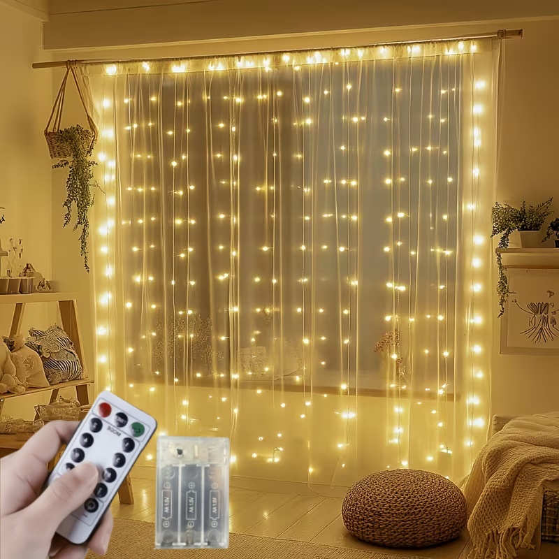 Fairy Lights Bedroom - 3M-6M Christmas Decoration Remote Control Holiday