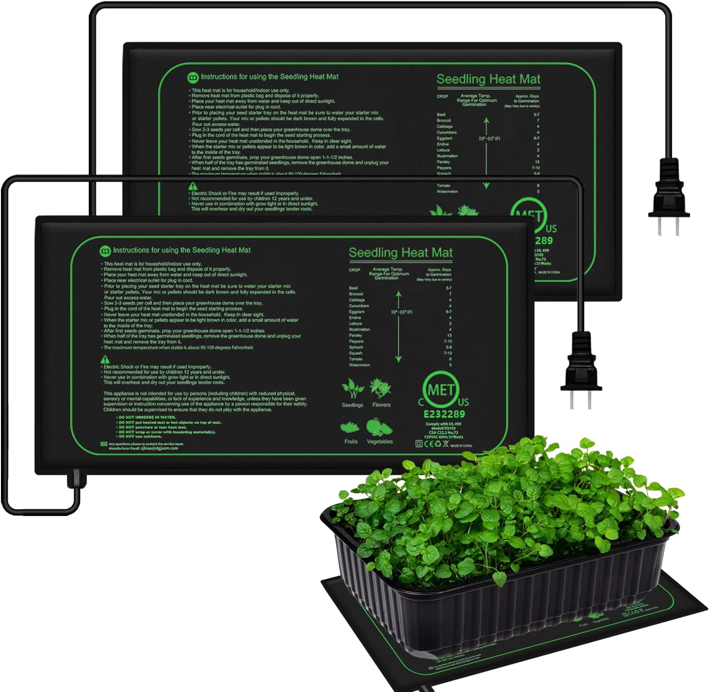 Home Decor Uk - 10/25/50CM Seedling Heat Mat Indoor Plants