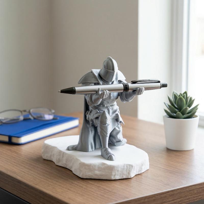 Home Decor Medieval - Knight Pen Holder Unique Desk Organizer