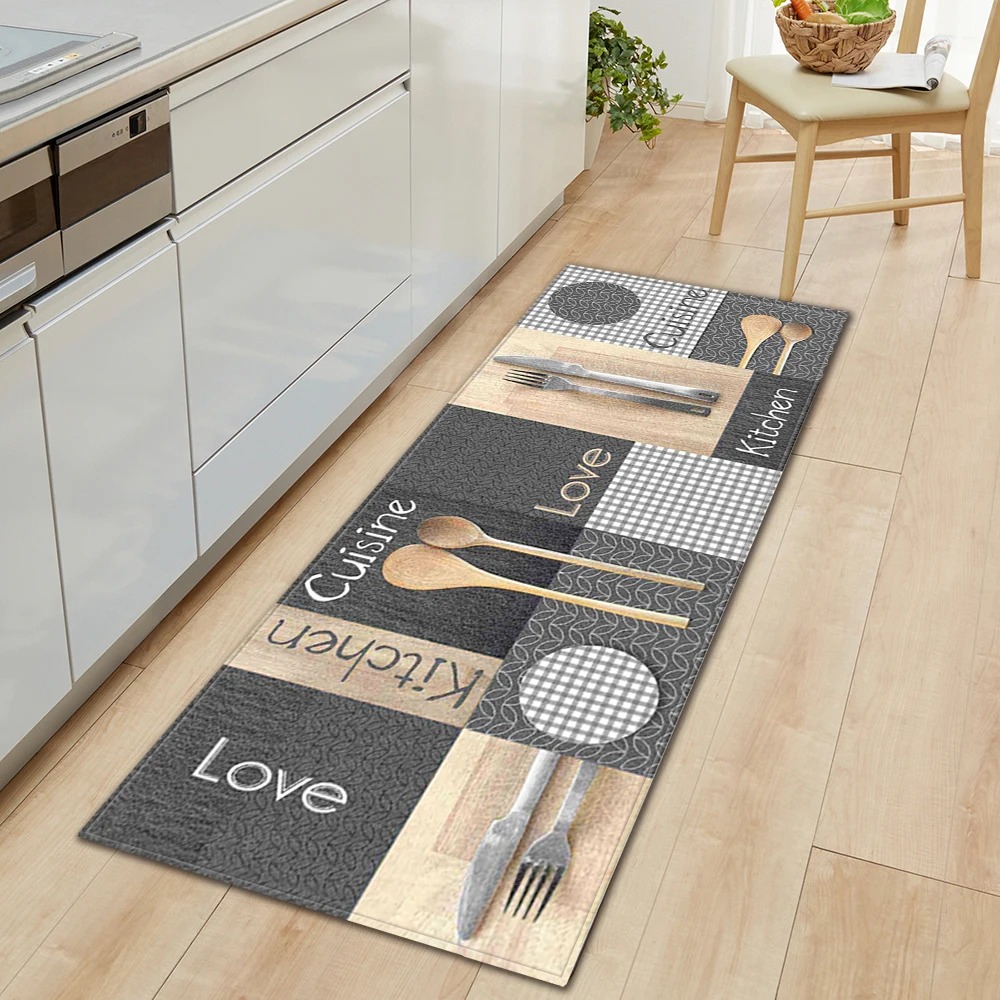 Home Decor Games Online Free - Kitchen Floor Mat Anti-slip Carpet Tableware