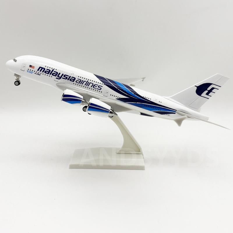 Home Decor Malaysia - 30CM A380 Malaysia Airlines Scale Aircraft