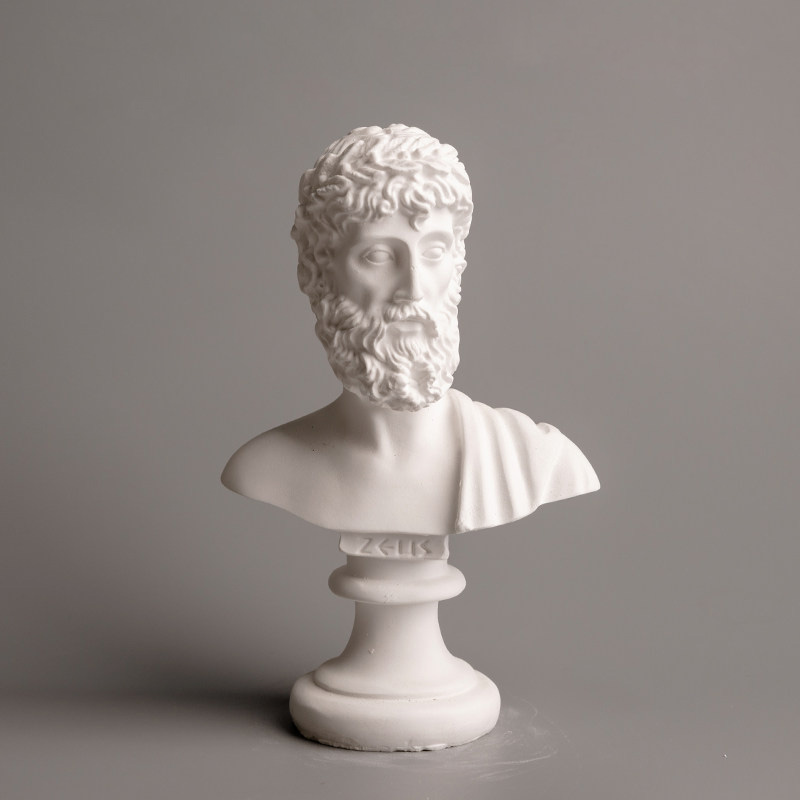 Home Decor From Clay - Zeus, a figure from Greek mythology,