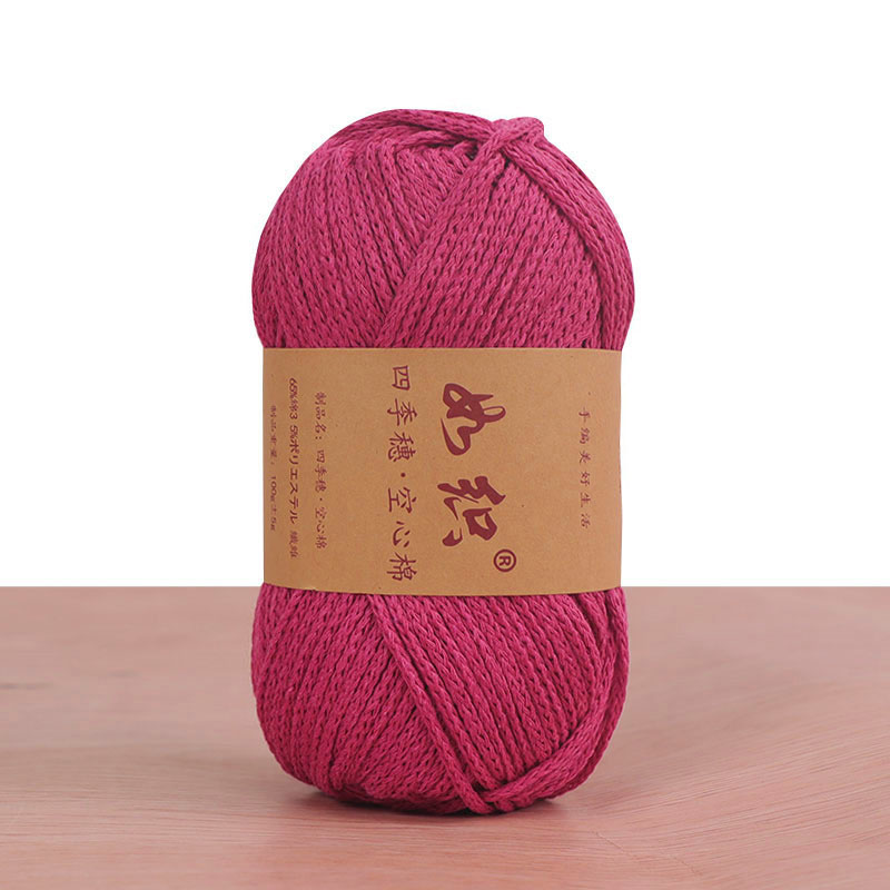 85M/roll 100g Crochet Knitting - Yarn Home Decor ulasan dan harga