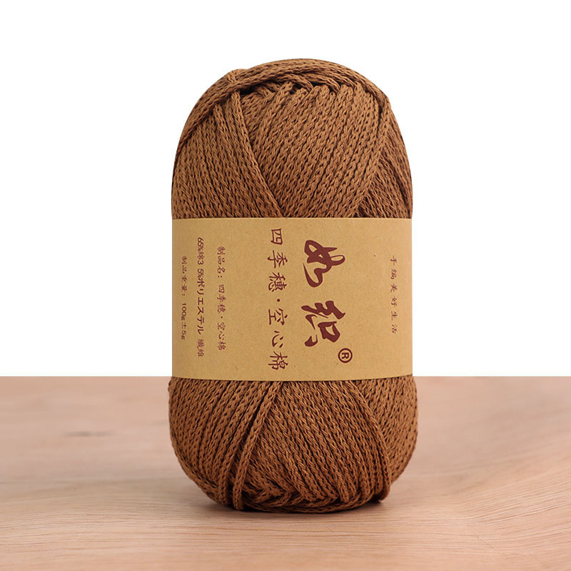 85M/roll 100g Crochet Knitting - Yarn Home Decor ulasan dan harga