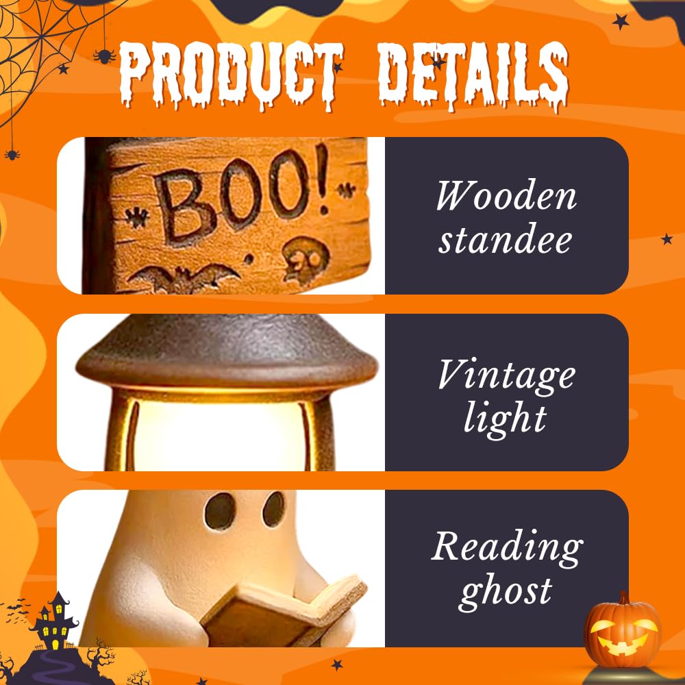 3D Resin Halloween Ghost Readi - Fairy Lights Bedroom ulasan dan harga