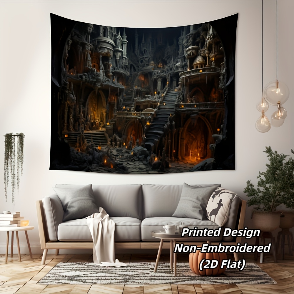 VIKAMA Dark Gothic Castle Tape - Home Decor Medieval ulasan dan harga