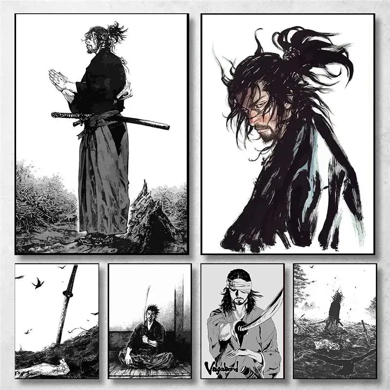 Vintage Japanese Anime Wall Ar - Home Decor Japanese ulasan dan harga