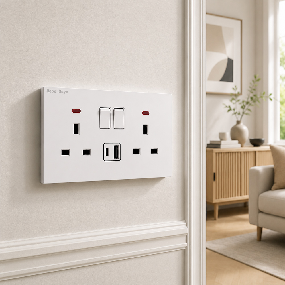 UK Standard Power Socket 13A Q - Home Decor Uk ulasan dan harga