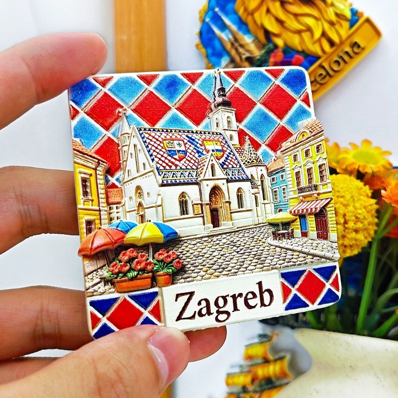 Croatia Fridge Magnets Travel  - Home Decor Zagreb ulasan dan harga