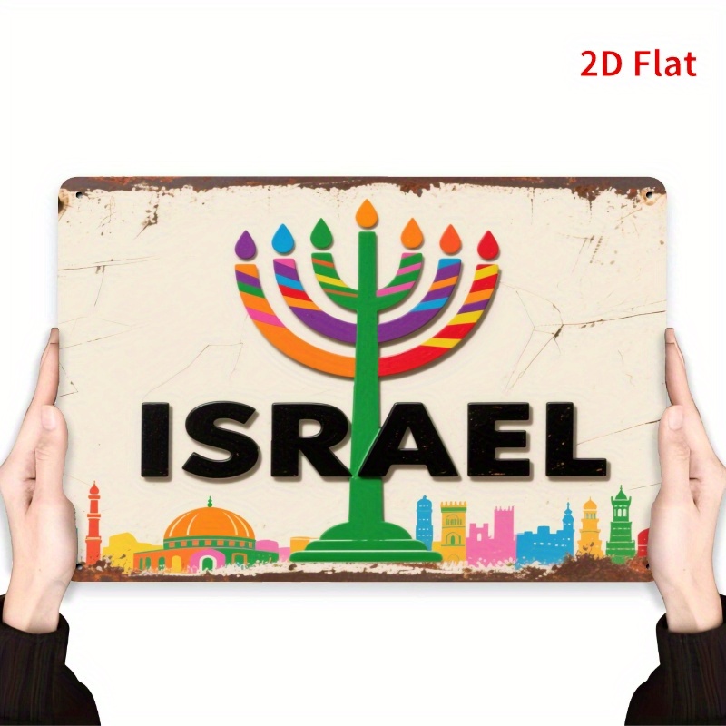 CIFBUY Vintage Aluminum Wall A - Home Decor Rustic ulasan dan harga