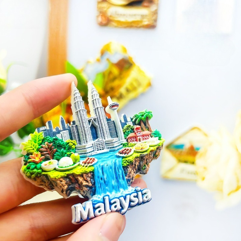 Kuala Lumpur Fridge Magnet - S - Home Decor Malaysia ulasan dan harga