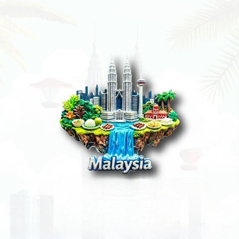 Kuala Lumpur Fridge Magnet - S - Home Decor Malaysia ulasan dan harga