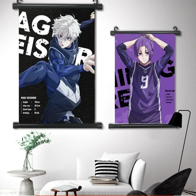 Anime BLUE LOCK Posters Wall A - Home Decor Canvas ulasan dan harga
