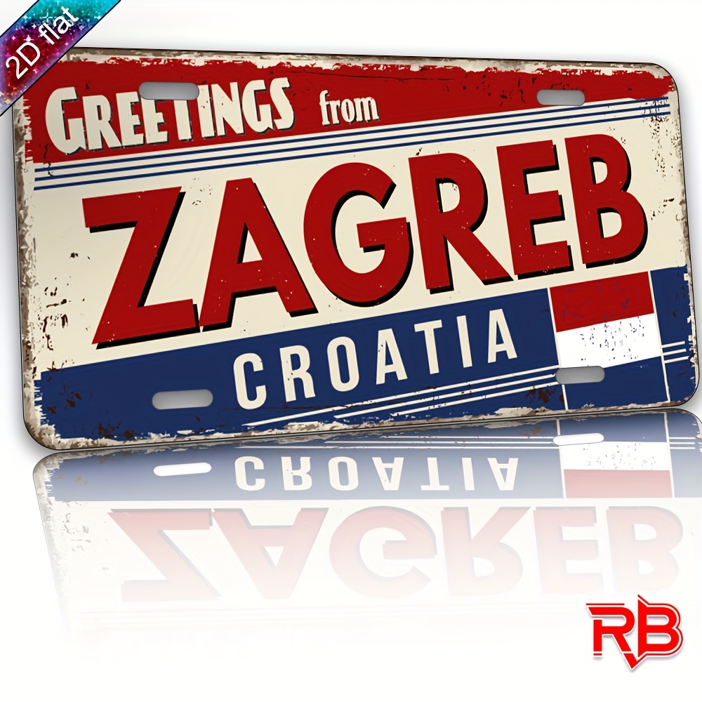 2D Flat Aluminum Sign - 