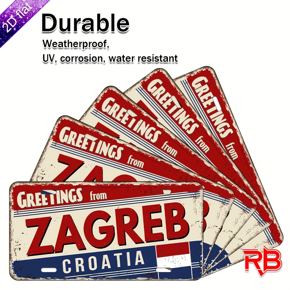 2D Flat Aluminum Sign - 
