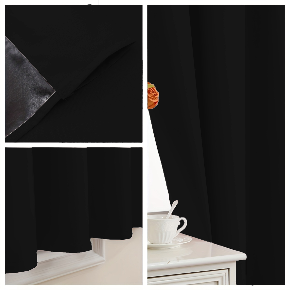 1 Piece of Simple Solid Color  - Blackout Curtains ulasan dan harga
