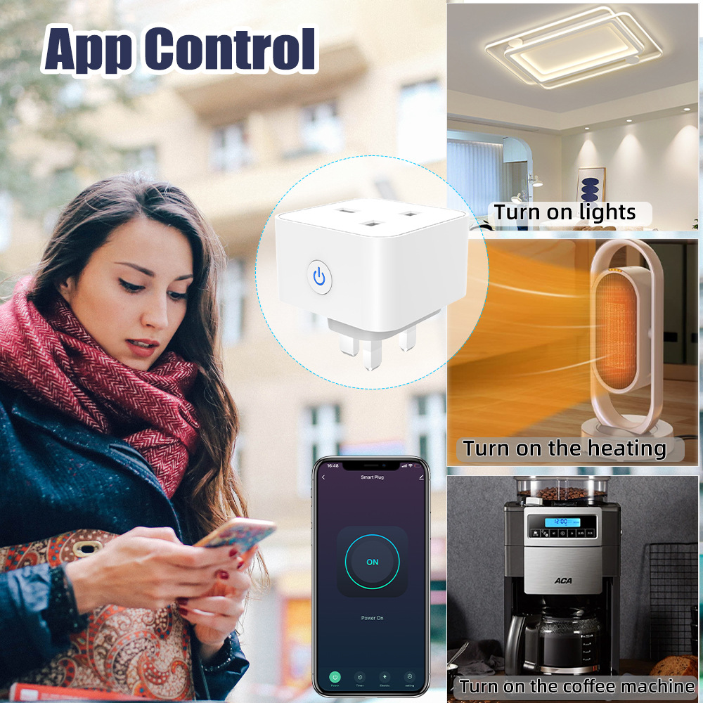 Tuya Smart Socket 16A/20A WiFi - Home Decor Uk ulasan dan harga