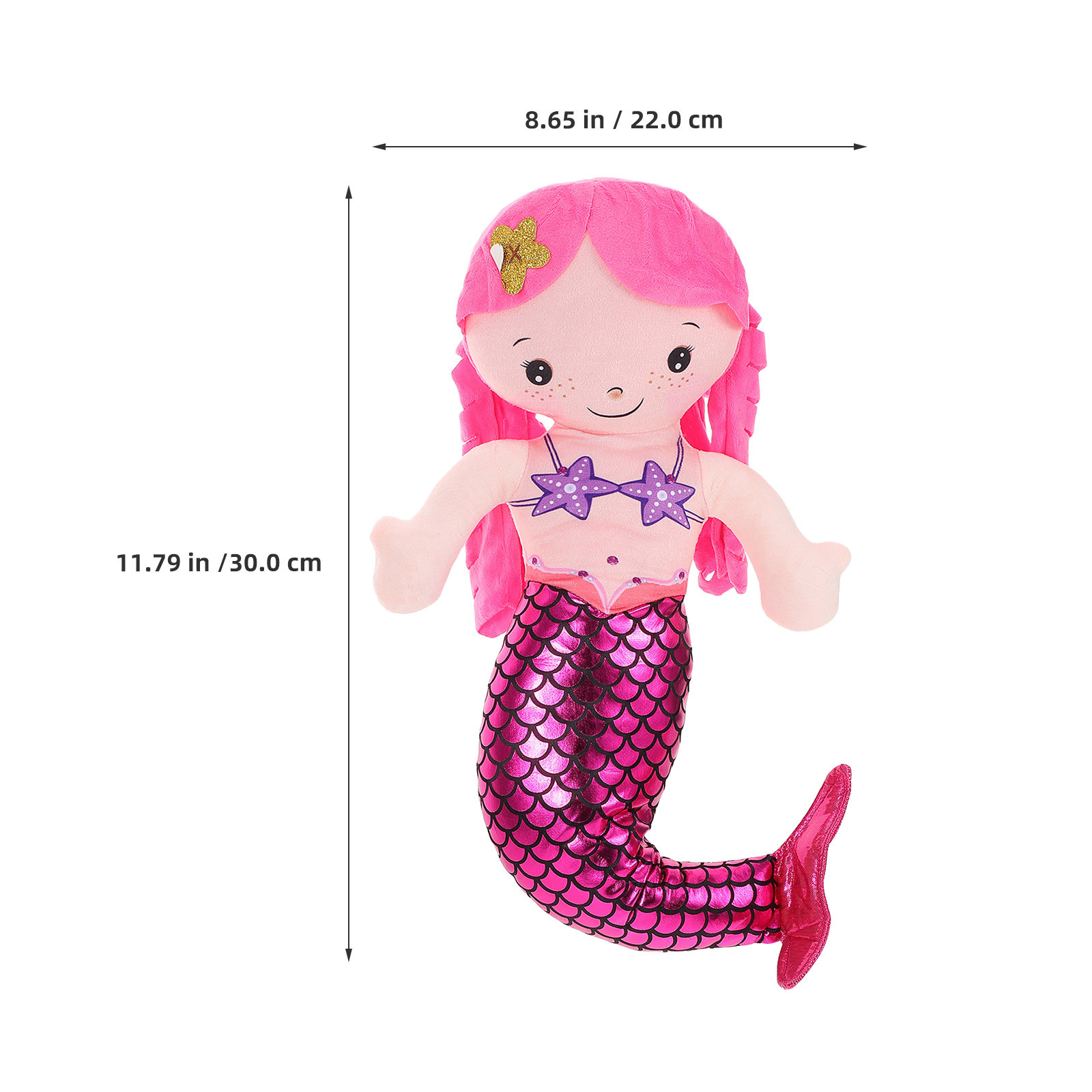 2Pcs Mermaid Pillow Soft Stuff - Decorative Throw Pillow ulasan dan harga