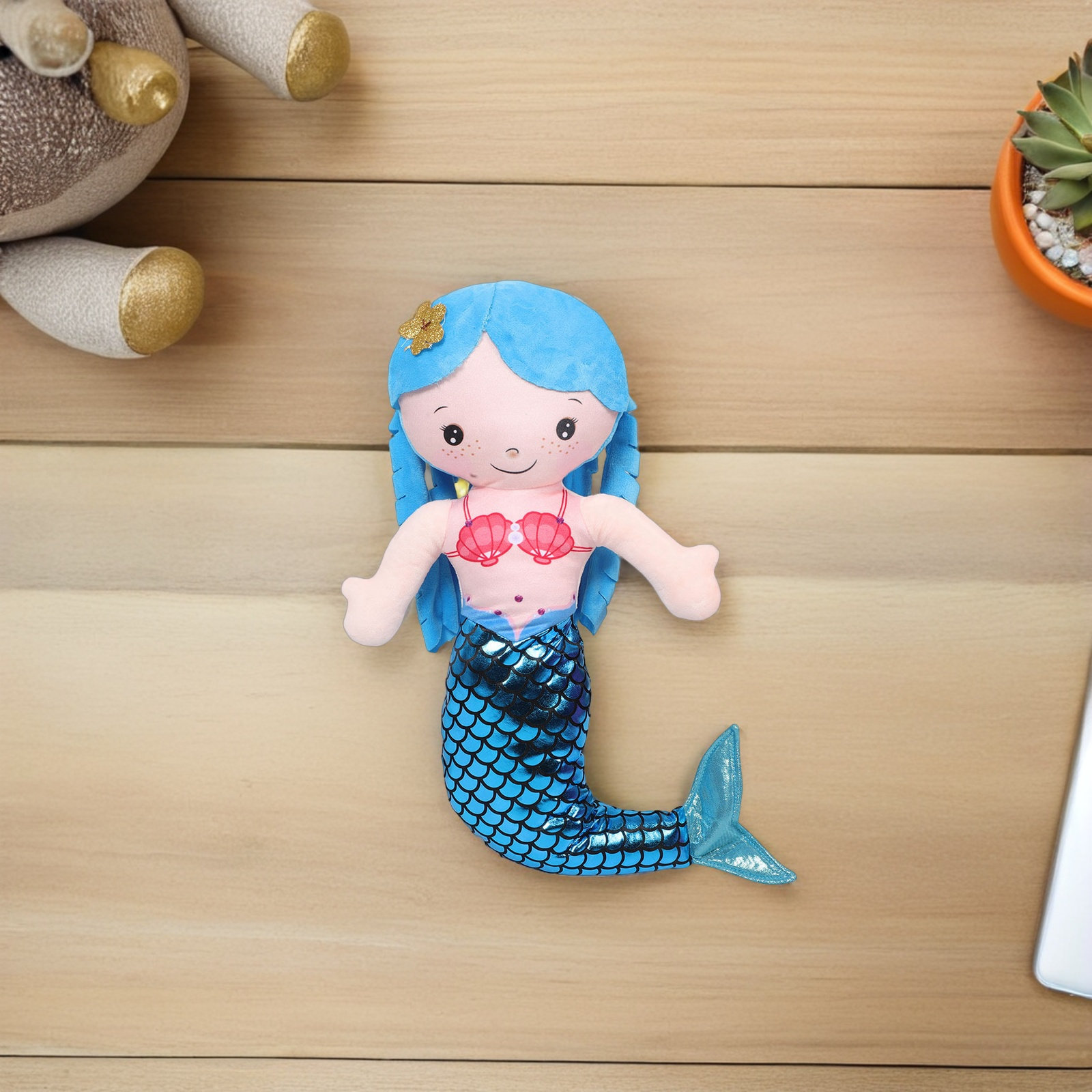 2Pcs Mermaid Pillow Soft Stuff - Decorative Throw Pillow ulasan dan harga
