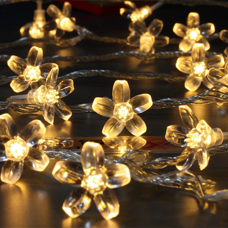 1PC Cherry Blossom Flower Fair - Fairy Lights Bedroom ulasan dan harga