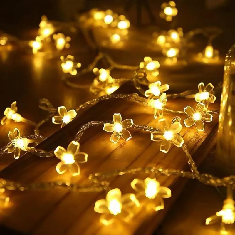 1PC Cherry Blossom Flower Fair - Fairy Lights Bedroom ulasan dan harga
