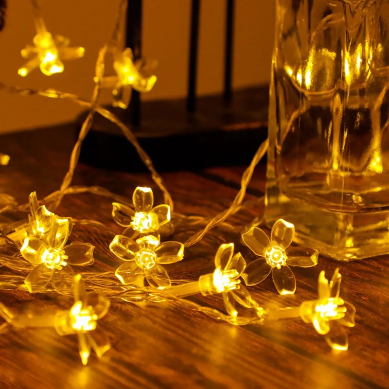 1PC Cherry Blossom Flower Fair - Fairy Lights Bedroom ulasan dan harga