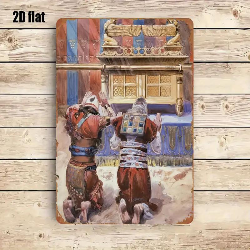 CIFBUY Rustic Biblical Scene M - Home Decor Rustic ulasan dan harga