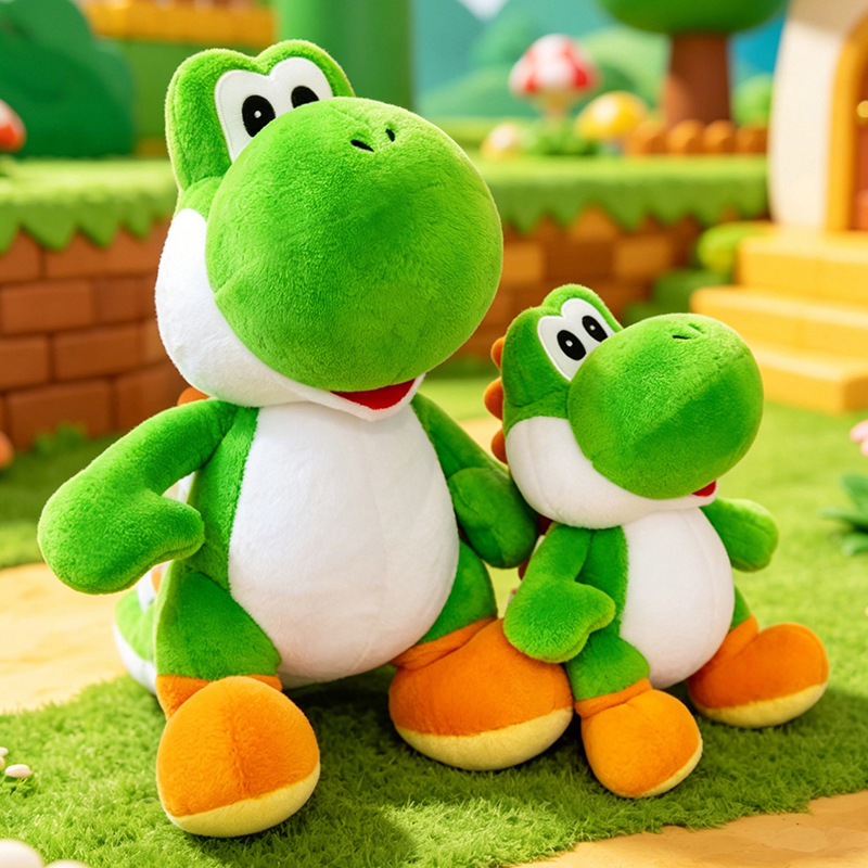 Cute Yoshi Green Dinosaur Plus - Decorative Throw Pillow ulasan dan harga