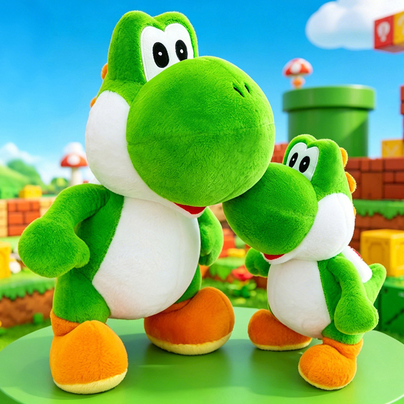 Cute Yoshi Green Dinosaur Plus - Decorative Throw Pillow ulasan dan harga