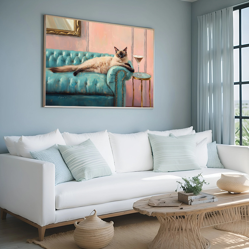 Medieval Cat and Cocktail Seri - Home Decor Medieval ulasan dan harga