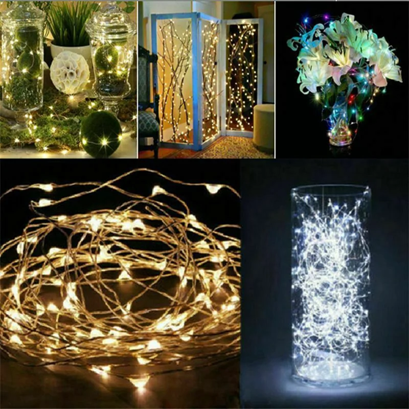 LED Fairy Lights String Button - Fairy Lights Bedroom ulasan dan harga