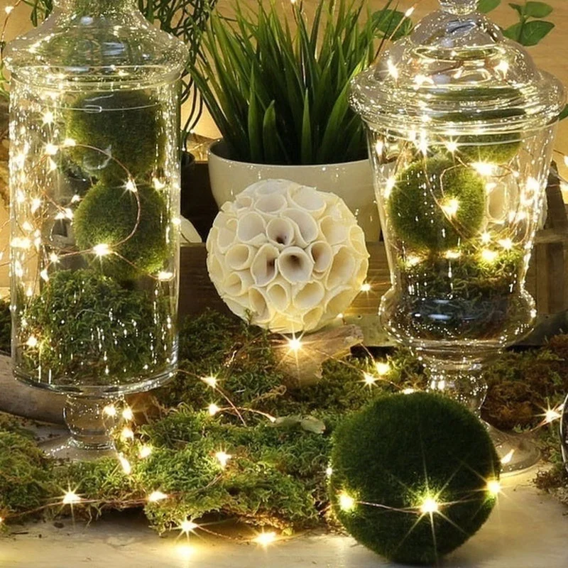 LED Fairy Lights String Button - Fairy Lights Bedroom ulasan dan harga