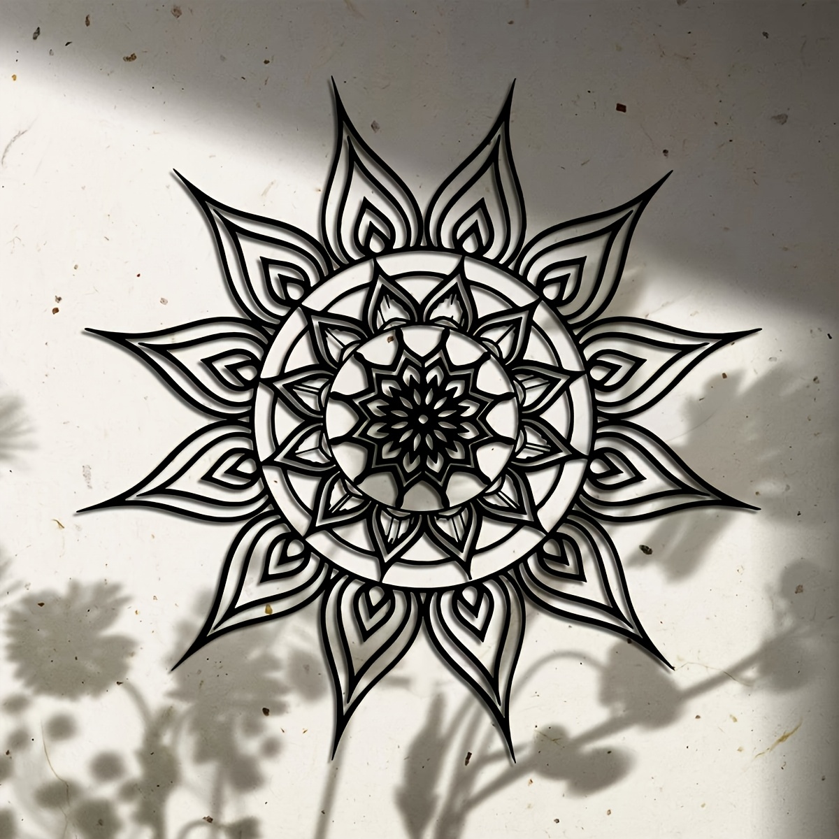 Brand 2D Flat Black White Sun  - Home Decor Brand ulasan dan harga