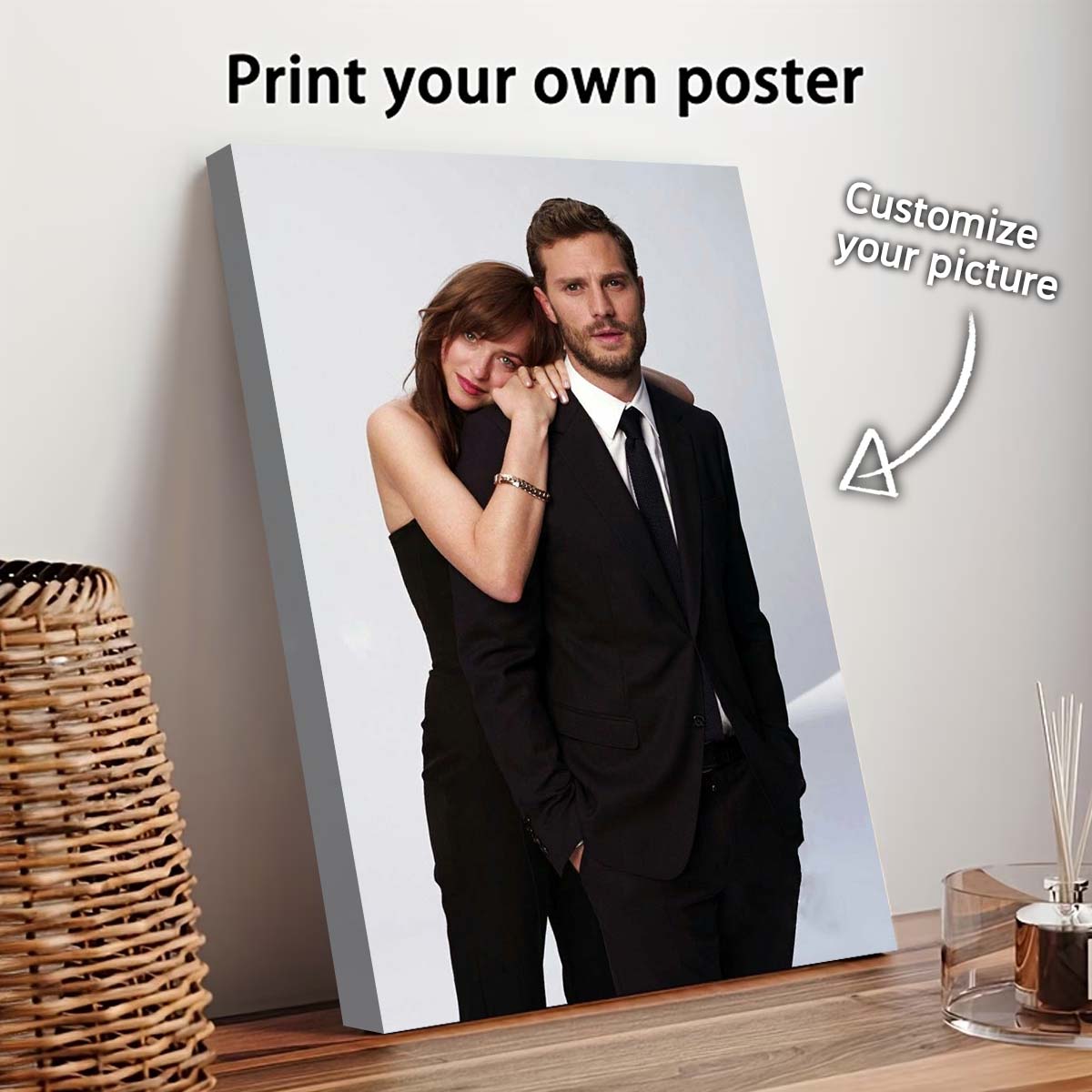 Custom Print Canvas Painting F - Home Decor Rustic ulasan dan harga