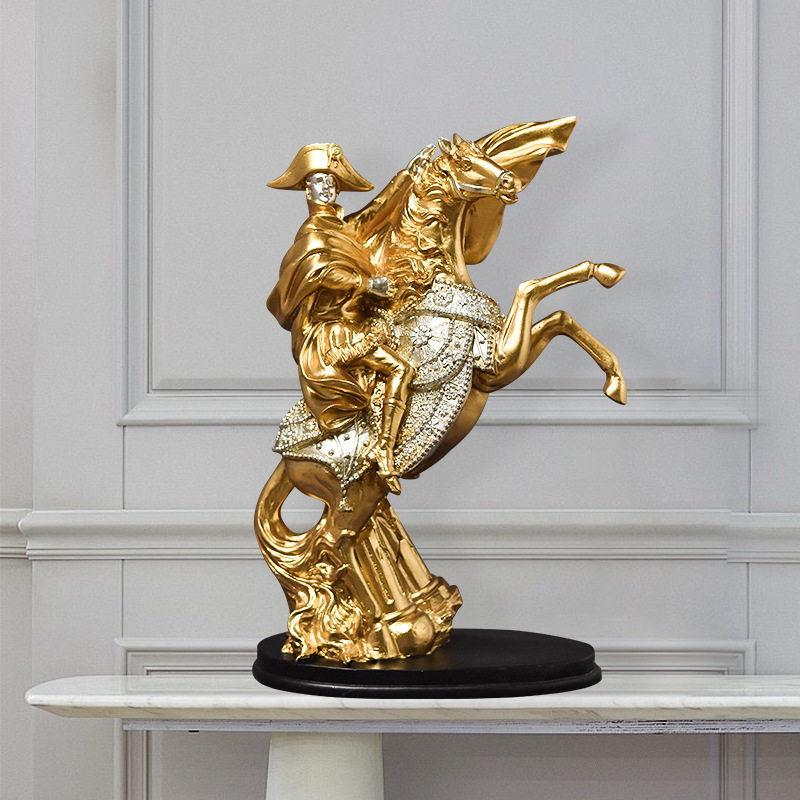 Knight Napoleon Riding A Horse - Home Decor Medieval ulasan dan harga