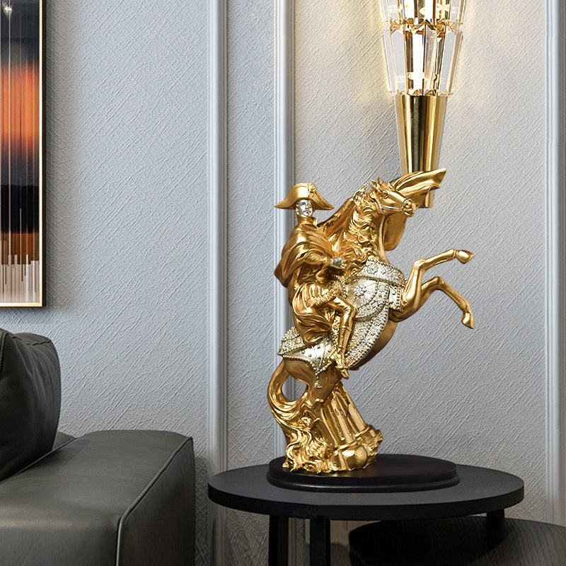 Knight Napoleon Riding A Horse - Home Decor Medieval ulasan dan harga