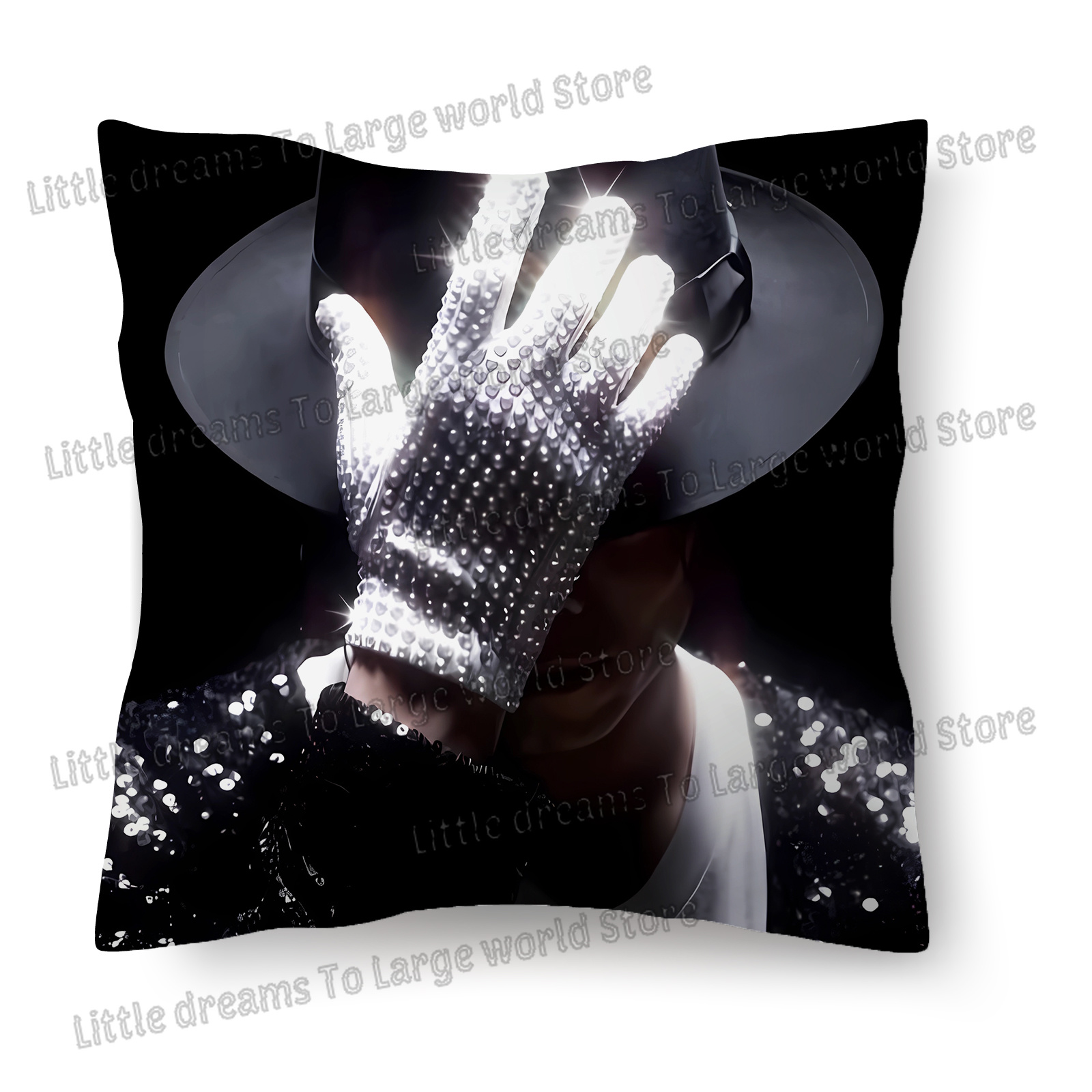 Michael Jackson Pillowcase Sin - Decorative Throw Pillow ulasan dan harga
