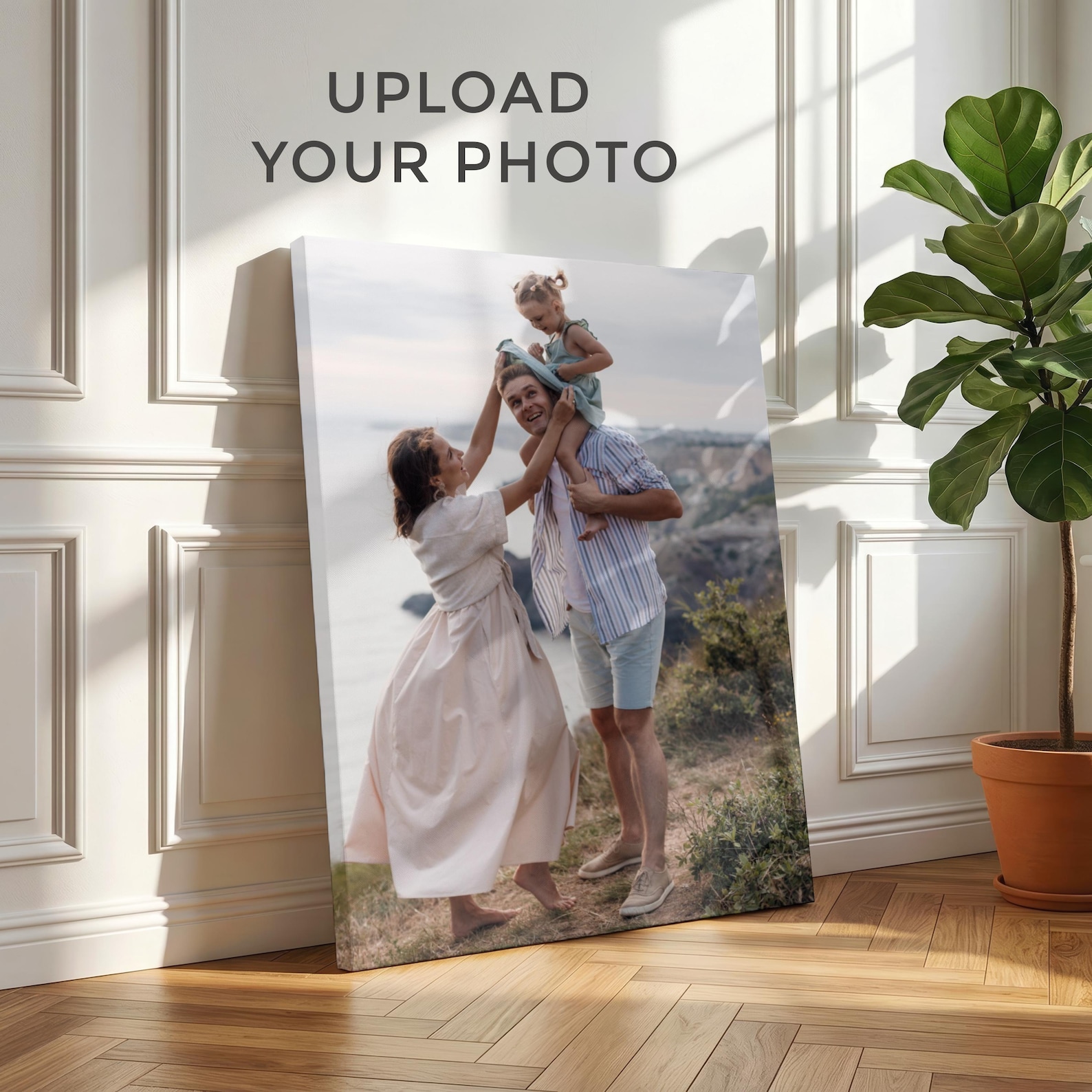 Personalized Photo Canvas, Cus - Home Decor Canvas ulasan dan harga