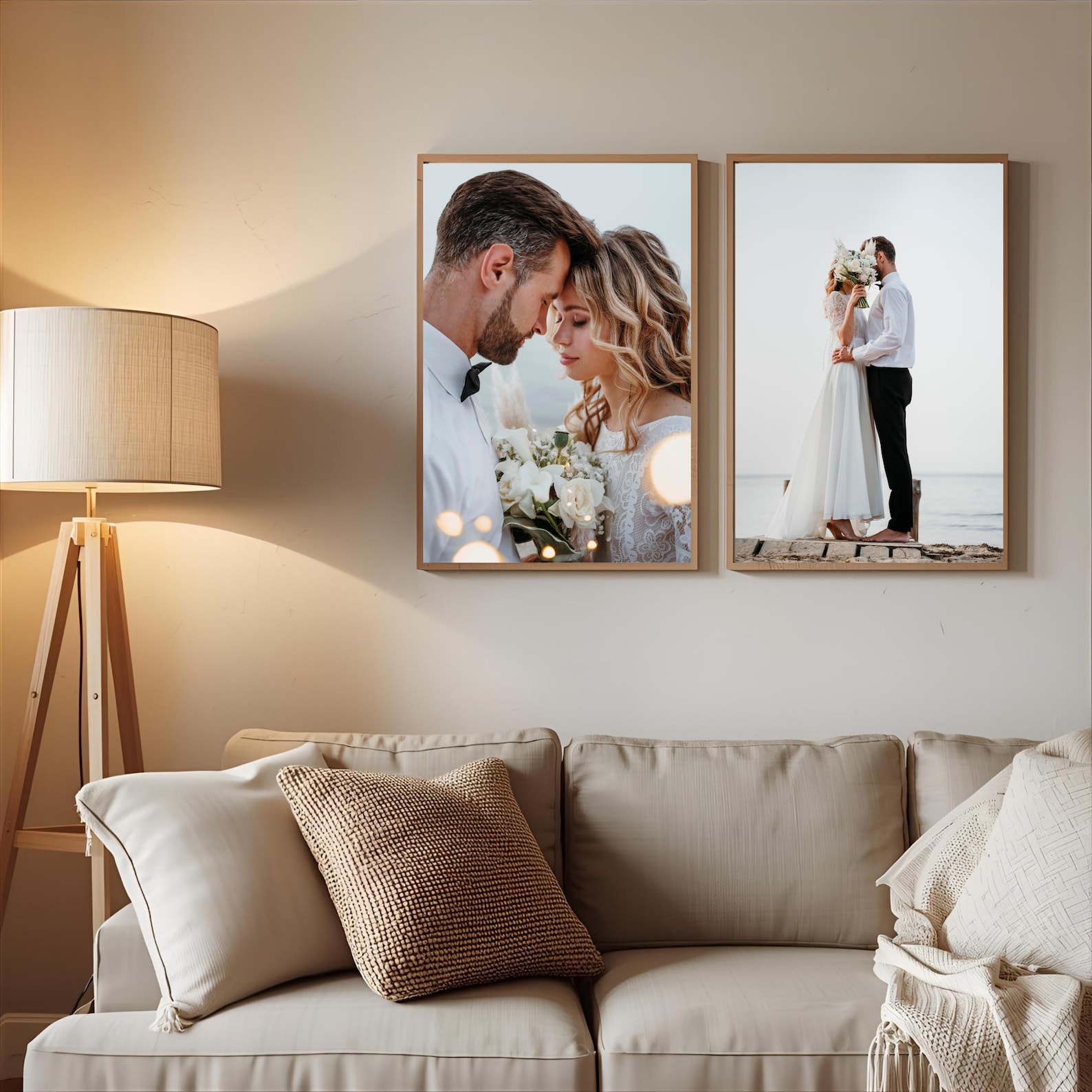 Personalized Photo Canvas, Cus - Home Decor Canvas ulasan dan harga