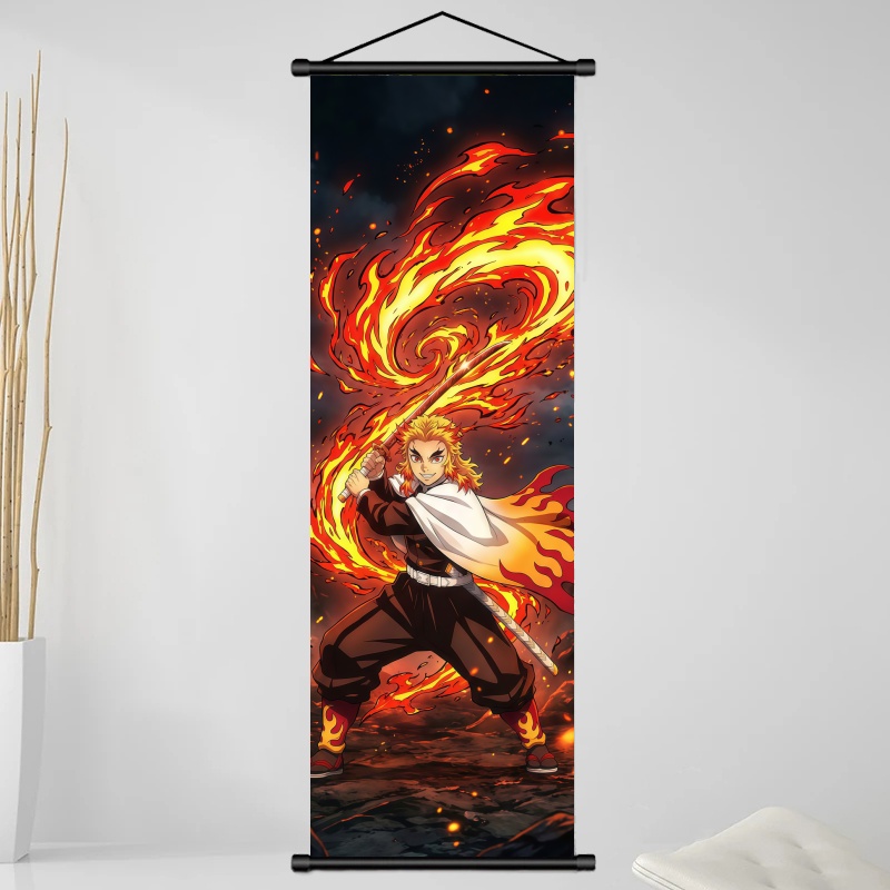 Demon Slayer Kyojuro Rengoku H - Home Decor Japanese ulasan dan harga