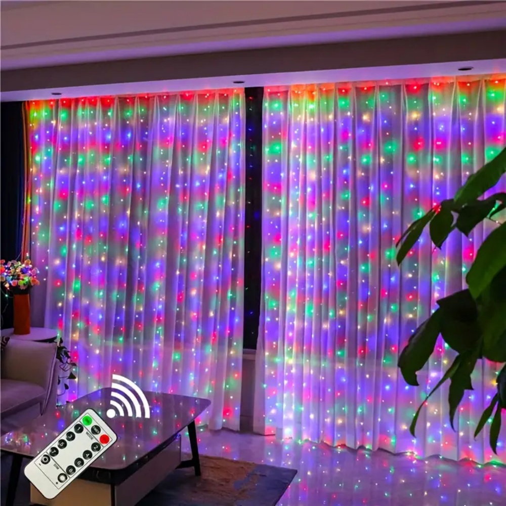 LED Curtain String Lights Garl - Fairy Lights Bedroom ulasan dan harga