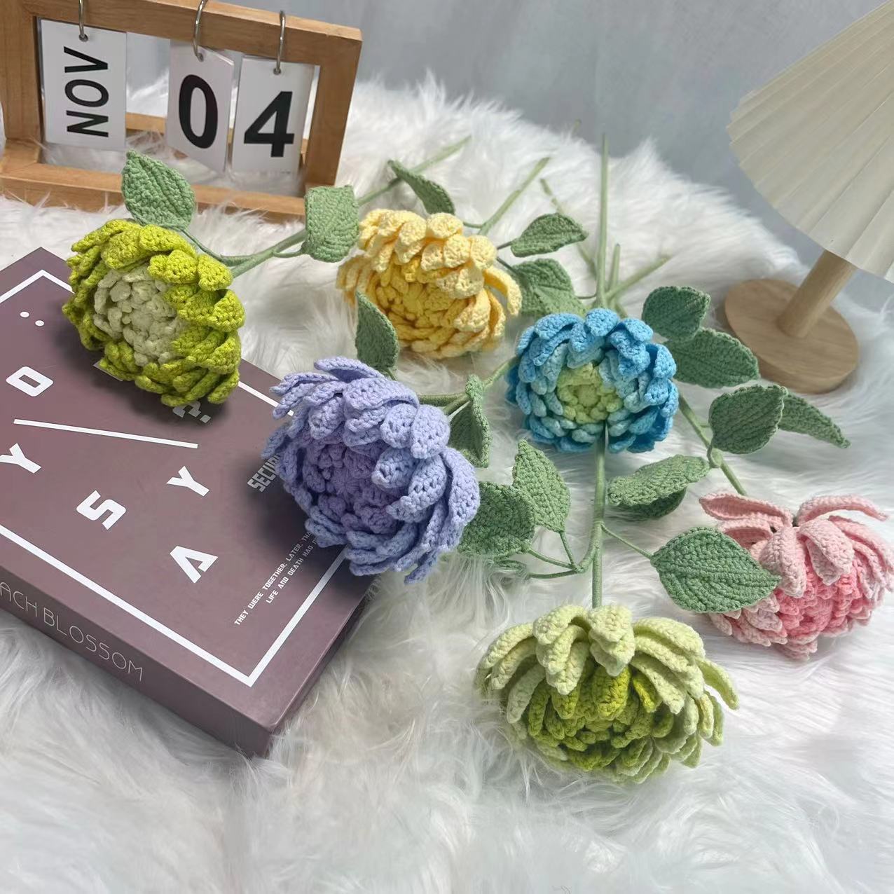 Dahlia Finished Products Handm - Yarn Home Decor ulasan dan harga