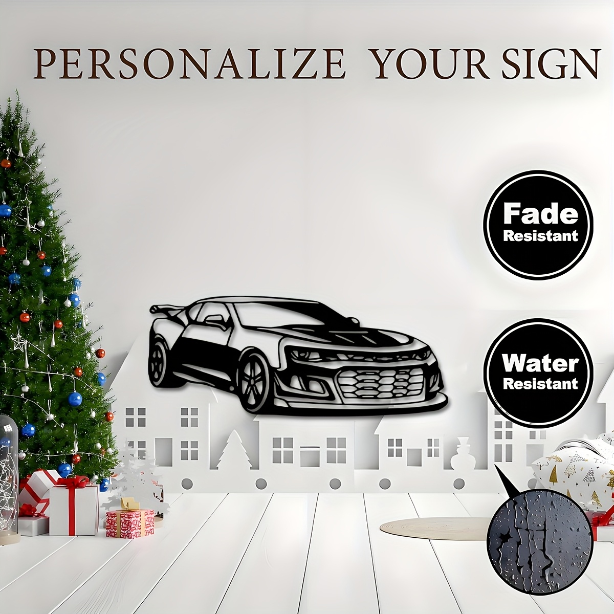 Brand Metal Wall Art Racing Ca - Home Decor Brand ulasan dan harga