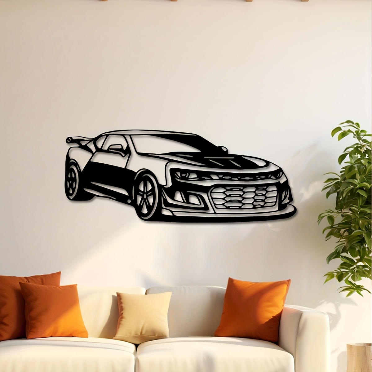 Brand Metal Wall Art Racing Ca - Home Decor Brand ulasan dan harga