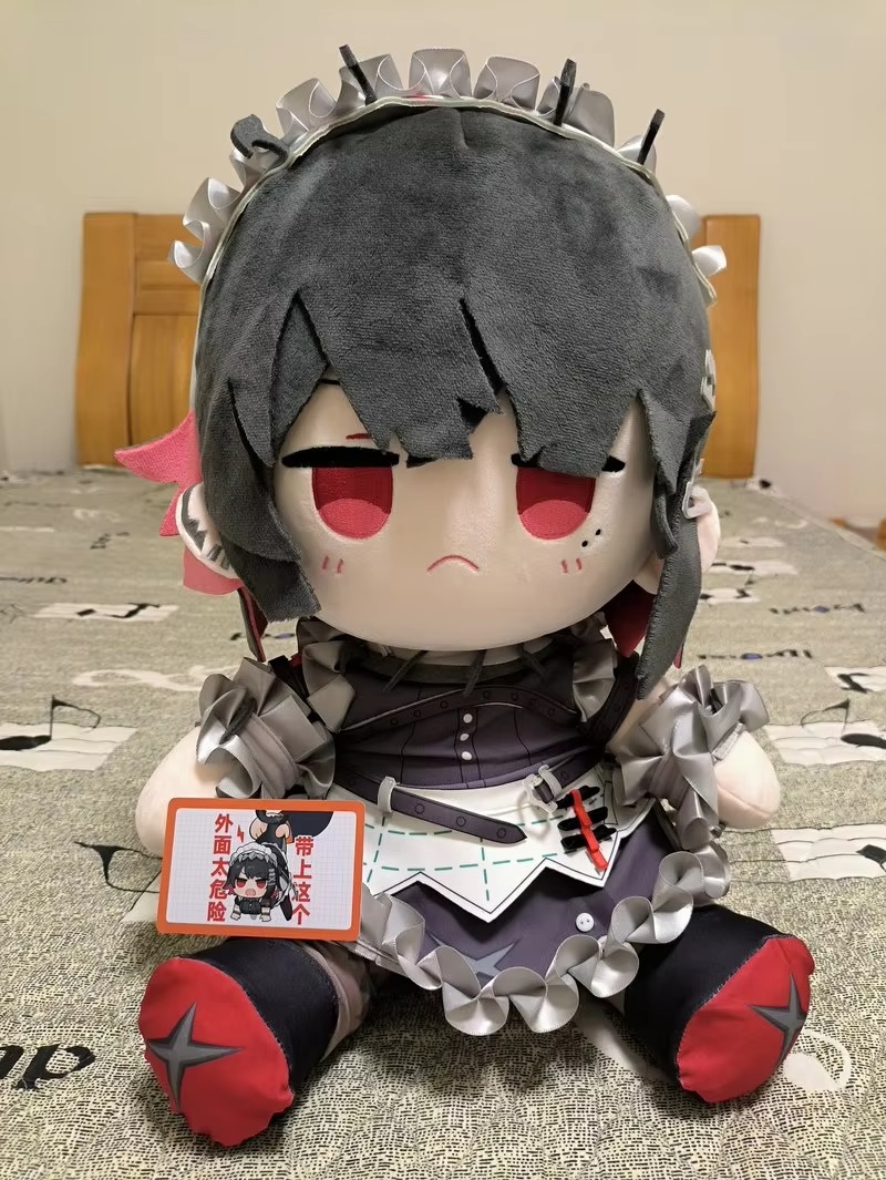 Original 40cm Shark Girl Ellen - Decorative Throw Pillow ulasan dan harga